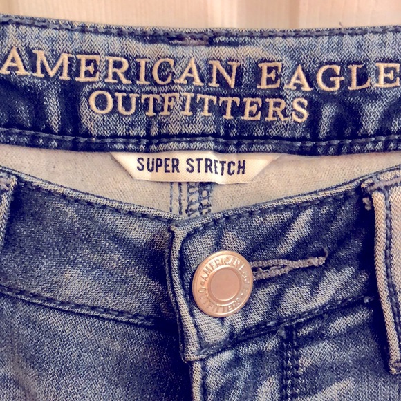 American Eagle - Size 2 - Jogger Jean - Super Stretch - Faded Wash - Picture 5 of 8